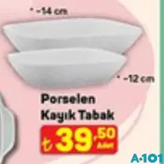 KÜTAHYA PORSELEN KAYIK TABAK KÜTAHYA PORSELEN KAYIK TABAK